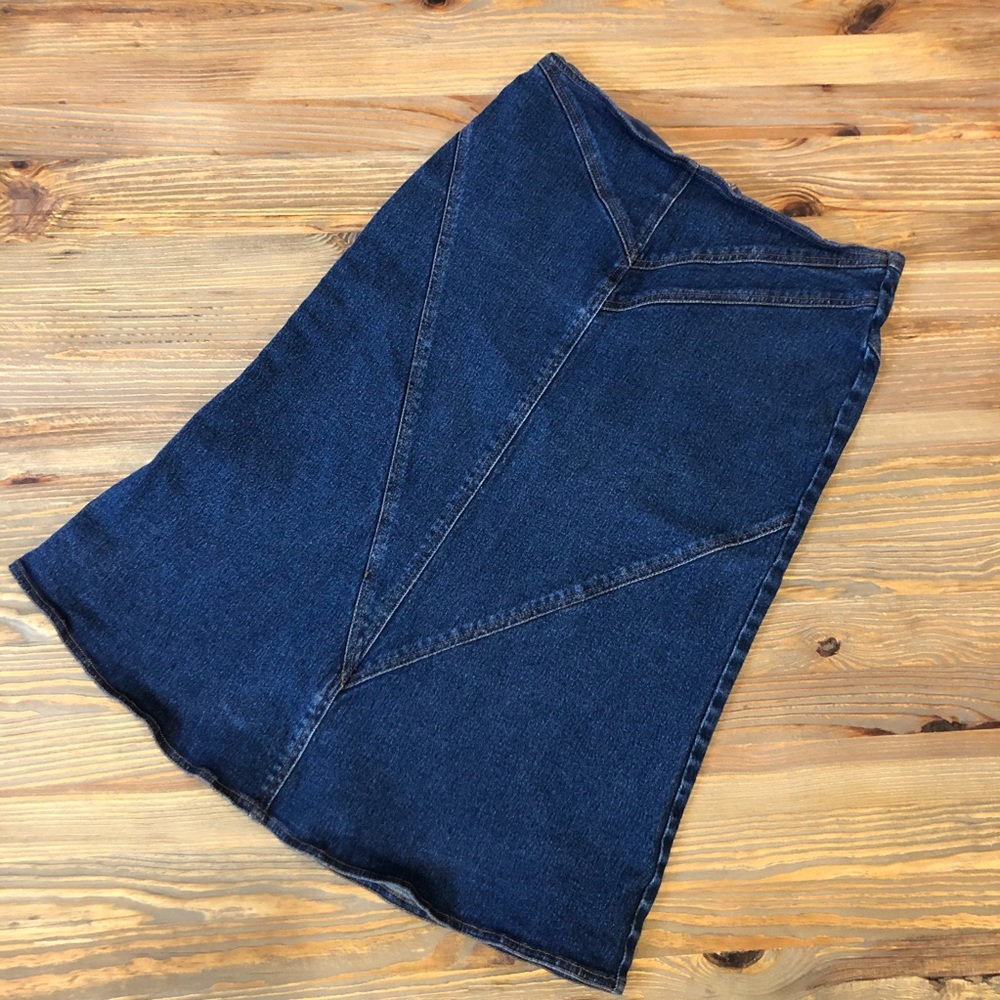 Free People Vintage Denim Skirt